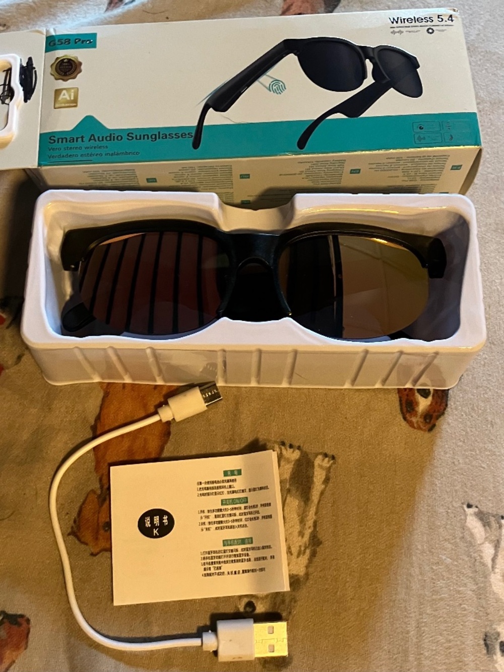 Smart audio sunglasses